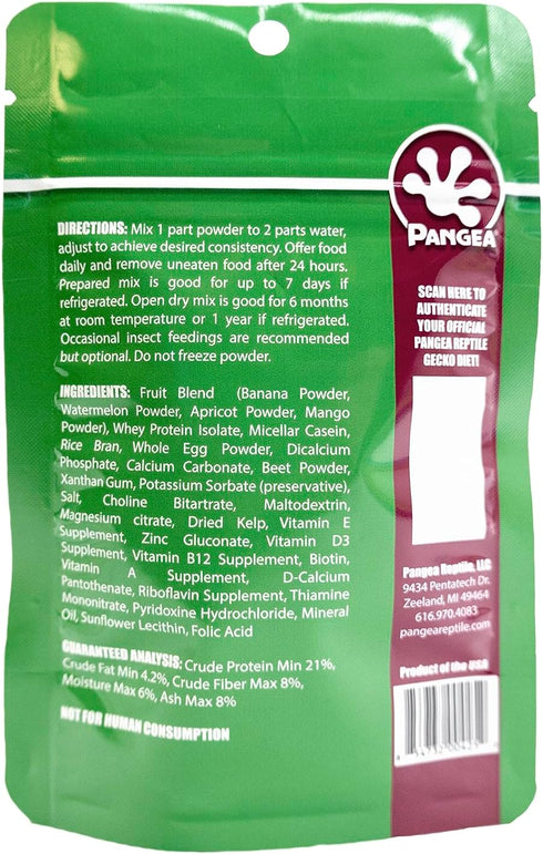 Pangea Gecko Diet with Watermelon, 2 oz