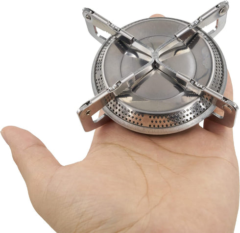 Multi-Fuel Small Camping Stove for Outdoor Cooking - Propane/Butane/ISO-Butane 3 in 1