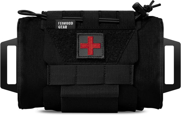 Tactical IFAK Pouch, Rapid Tear-Away First Aid Kit Two-Piece System Medical Pouches