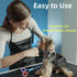 40Pcs Shear Grips Inserts - Soft Silicone Finger Rings for Comfortable Dog Grooming Scissors and Pet Hair Trimming