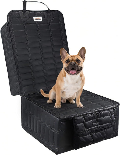 Reliadura Front Seat Covers for Dogs, Waterproof Leather Dog Car Seat Cover,