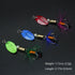 FouceClaus 10pcs Spinner Lures Baits with Tackle Box - Bass Trout Salmon Fishing Lures Kit