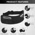 Kisma Running Fanny Pack and Sport Waist Belt – Lightweight Moisture-Wicking Neoprene for Runners, Hikers, Travelers