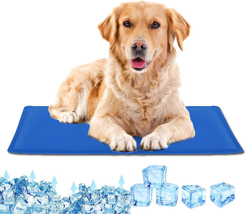 Dog Cooling Mat, Large - Pressure Activated Cooling Pad for Dogs and Cats, No Water or Refrigeration Needed