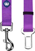 Blueberry Pet Dog Car Seat Belts - Dark Orchid Dog Leash & Tether, 1" x 16.5"-25.5" for Large Dogs, Safety Seat Belt.