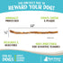 Raw Paws Lamb Esophagus Twists for Dogs, 12 Inch, 5-ct, Natural Dog Lamb Treats from Free-Range Sheep