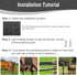 Horse Scratching Post Pad, 2 Pack, Equine & Bovine Scratcher Panels for Small Farm Animal Itch Relief