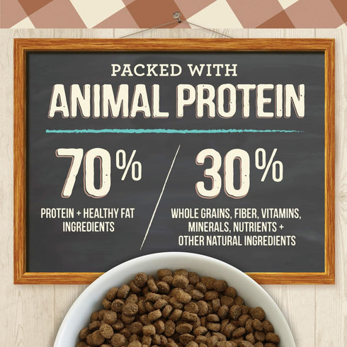 Merrick Purrfect Bistro Premium Healthy Grains Dry Cat Food, Real Salmon and Brown Rice Recipe, 4.0 lb. Bag