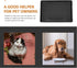 Cabilock 2pcs Pet Cage Tray Dog Poop Pan Accessory, Leakproof Plastic Crate Pan for Dog Kennel and Cat Cage