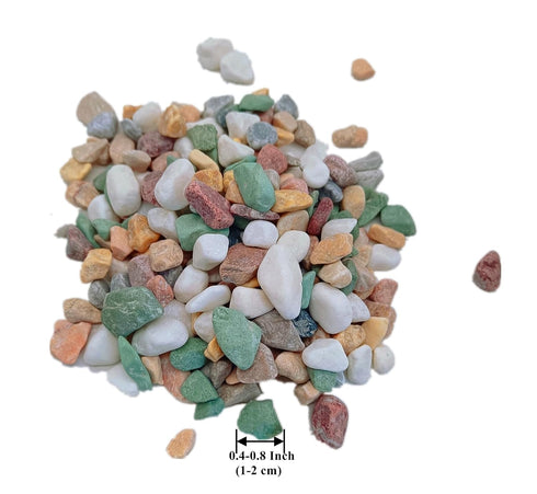 Aquarium Gravel for Fish Tank, 1lb Rocks and Substrate for Indoor Plants and Landscaping