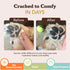 Natural Dog Company Paw Soother Balm & Wax for Dogs - Moisturizing Relief for Dry, Cracked Paws, 2 oz Stick