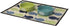 PetRageous Kool Fish Tapestry Dog and Cat Non-Skid Mat, 13-Inch by 19-Inch, Grey