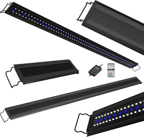 Aquatop LED Aquarium Blue Light, SkyAqua Blue, Fits 12-18 Inch Tanks, Natural Moonlight Illumination