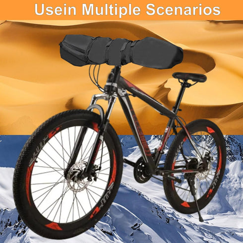 Handlebar Cover for Ebike Transport Protection, (35.8*9 in) Widen Lengthen Handlebar Protective Cover for Bicycle