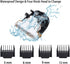 Dog Grooming Kit Clippers - Low Noise, Electric Quiet, Rechargeable, Cordless for Thick Coats, Suitable for Dogs & Cats