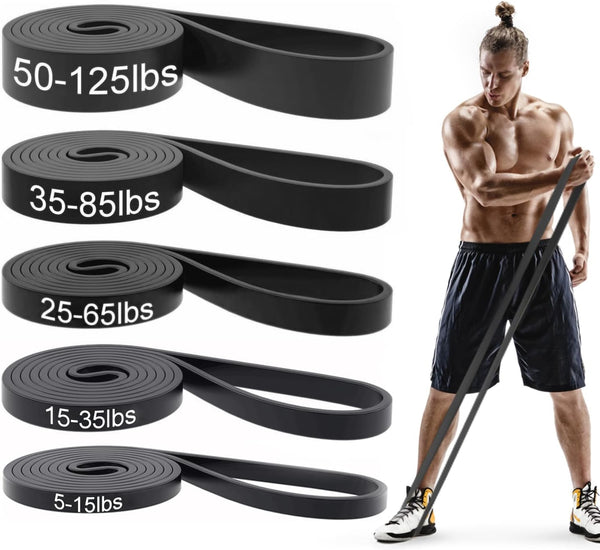 Pull Up Bands Set, Resistance Bands for Men & Women, Exercise Workout Bands for Muscle Training and Physical Therapy