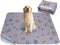 Washable Pee Pads for Dogs, 2 Pack Large 36"x41", Super Absorbent Reusable Non-Slip Whelping Pads