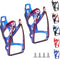 Universal Bike Water Bottle Cage, Durable Ultralight Plastic Holder for MTB, Road Bike, Mountain Bike, 2 Pack
