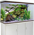 AWERT 48x18 inches Branches Aquarium Background, Stone River Bed & Lake Fish Tank Background, Green Algae Vinyl