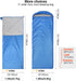 REDCAMP Ultra Lightweight Sleeping Bag for Backpacking, Warm Weather Comfort for Adults, Compression Sack