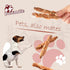 10.6 oz Pawmate Dog Treats Chicken Wrapped Peanut Butter Biscuit Sticks, Grain Free Rawhide Free Dog Chews, Healthy