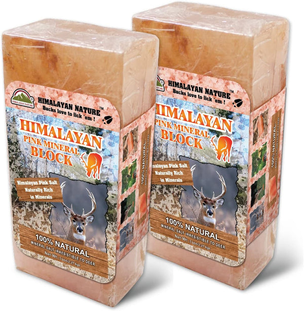 Licking Salt for Deer Block - Animal Licking Mineral Salt Block, Natural