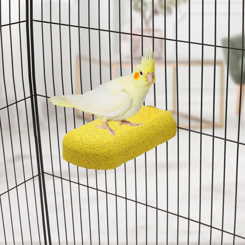 Bird Calcium Teeth Chew Toy for Hamster, Parrot, Parakeet, Rabbit, Chinchilla, Squirrel (Random Color)