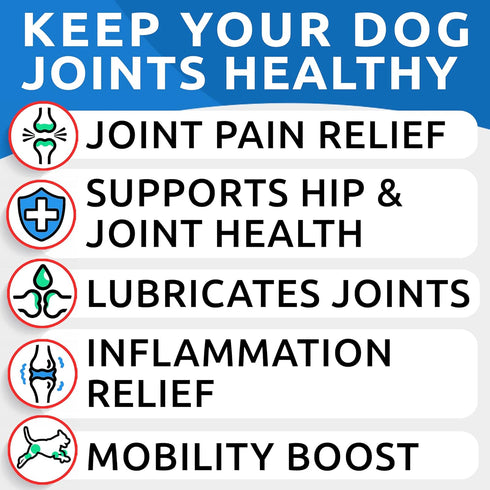 Bark&Spark Glucosamine Chondroitin Dog Hip & Joint Supplement - Joint Health Chews for Large and Small Breeds (120