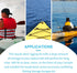 Kayak Deck Rigging Kit - 8 Feet Bungee Cord with Hooks, Tie Down Pad Eye, and 6 J-Hooks for Canoe Accessory