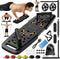 Push Up Board Home Gym Portable Exercise Equipment with Pilates Bar & 20 Accessories for Full Body Workout