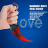 TOPOINT Karambit Knife, Stainless Steel Fixed Blade Knife for Hunting, Camping, Field Survival, Red