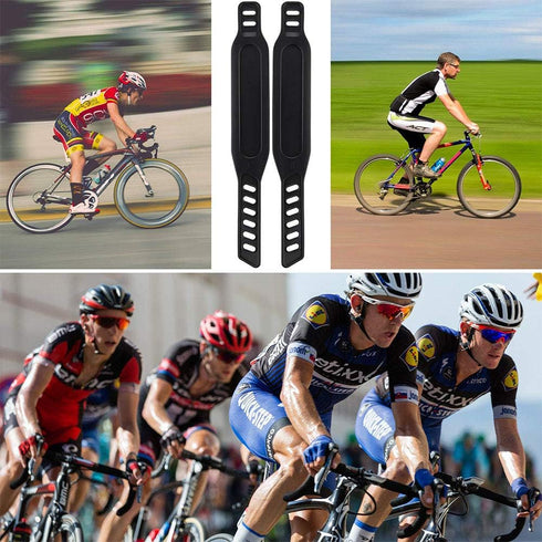 Heavy Duty Adjustable Exercise Bike Pedal Straps, Universal Fit for Most Bike Pedals, Home or Gym