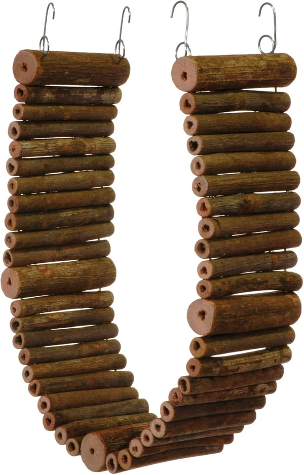 Prevue Pet Toy NAT Wonder Walk Bird Ladder, Large (62809), Brown