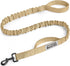 OutdoorMaster Bungee Dog Leash, Heavy Duty with Shock Absorption, 4 FT Tan Training Leash