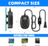 FREESEA Aquarium Fish Tank Heater, 50W Submersible Turtle Heater with Adjustable Temperature Controller