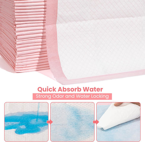 Red Rabbits 100Count 18" 13" Pet Toilet Training Pads Disposable Puppy Pee Pads x for Dogs, Ultra Absorbent|Quick