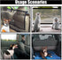 Car Dog Barrier Net, Auto Protection Fence Net Backseat Mesh Pet Barrier for Most Cars, Trucks, SUVs