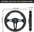 Golf Cart Steering Wheel - 12.5"/320mm Universal for Club Car DS, Precedent, EZGO RXV & TXT, Yamaha (Style 1)