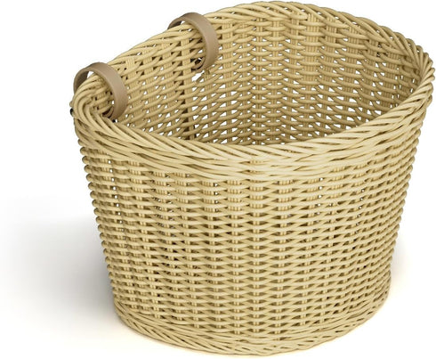HengYuXing Wicker Bike Basket Woven Bike Baskets Bike Basket Front,for Women,Men and Kids, Fits Most Bikes,Beach