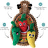 Fringe Studio Plush Dog Toy Set, Interactive Hide and Seek Play, Fiesta Till You Siesta, Pet Shop Collection (289226)
