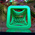 Bingche 2pcs 3-in-1 Hammock Aquarium Floating Cave Fish Shrimp Hideout Shelter Feeding Ring and Resting Spot(Green)