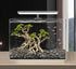 Novelsite Fish Tank Decor - Bonsai Trees with Faux Moss, Aquarium Rocks Aquascaping, Sandstone Goldfish Betta Hides