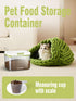 3lbs/50OZ/2.6qt 2.8L LivLab Mker Airtight Dog food storage container with lids,Dog Treat Container With Measuring