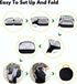 Small Animal Playpen, Portable Chicken Run Coop with Detachable Bottom and Breathable Mesh Walls, Foldable Pet