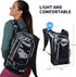 Rave Hydration Backpack, Festival Pack with 2L Water Bladder, Lightweight Anti Theft Hydropack