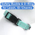 Pawtitas Reflective Dog Collar - Adjustable for Small Dogs, Puppy Collar - Teal