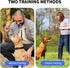 Dog Training Clicker with Whistle and Wrist Strap - Positive Reinforcer for Puppy and Adult Dogs (Blue)
