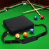 17 Set Pumtus Pool Ball Carrying Case, Billiard Balls Storage Bag with Handle & Adjustable Shoulder Strap, EVA Pool