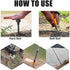 Fishing Rod Pole Holder, Aluminum Alloy Ground Support Stand, Fishing Rod Racks, Folding Holder