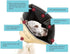 Comfy Cone Pet Cone for Dogs and Cats - Large, Black, Soft Recovery Collar for After Surgery